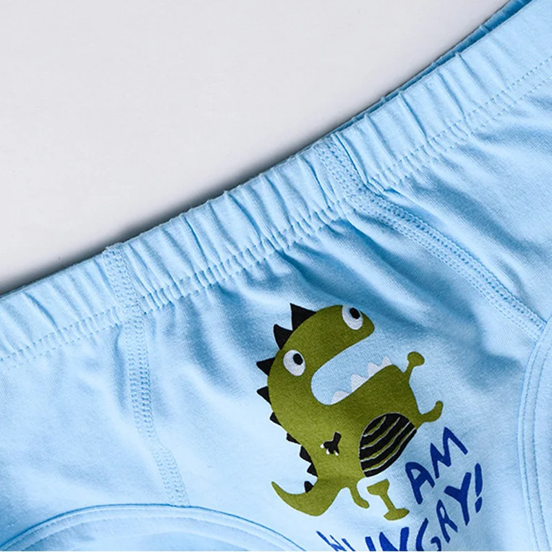 Хлопковые трусы для мальчиков подростков нижнее белье детей 1 16 лет 5