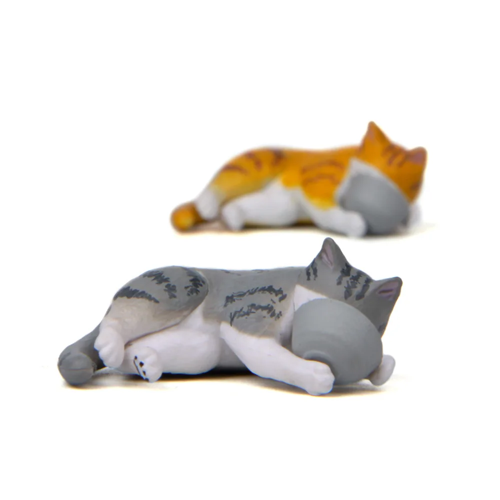 Новые милые любимцы котята фигурка Американский Короткий волос Оранжевый кот