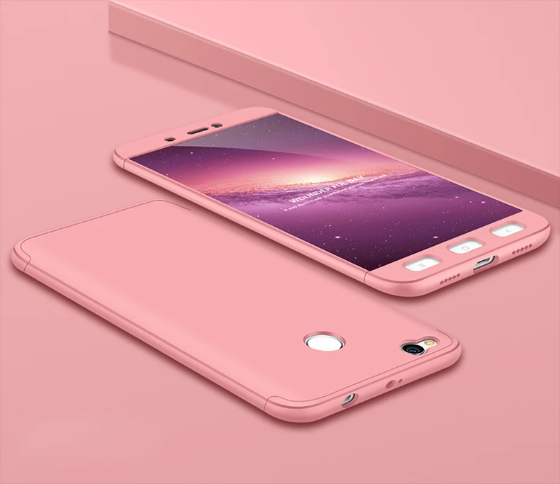 GKK Redmi 4X чехол 360 Защита всего тела тонкий бронированный чехол для Xiaomi Redmi 4X Redmi4X чехол жесткий Гибридный PC матовый чехол Fundas