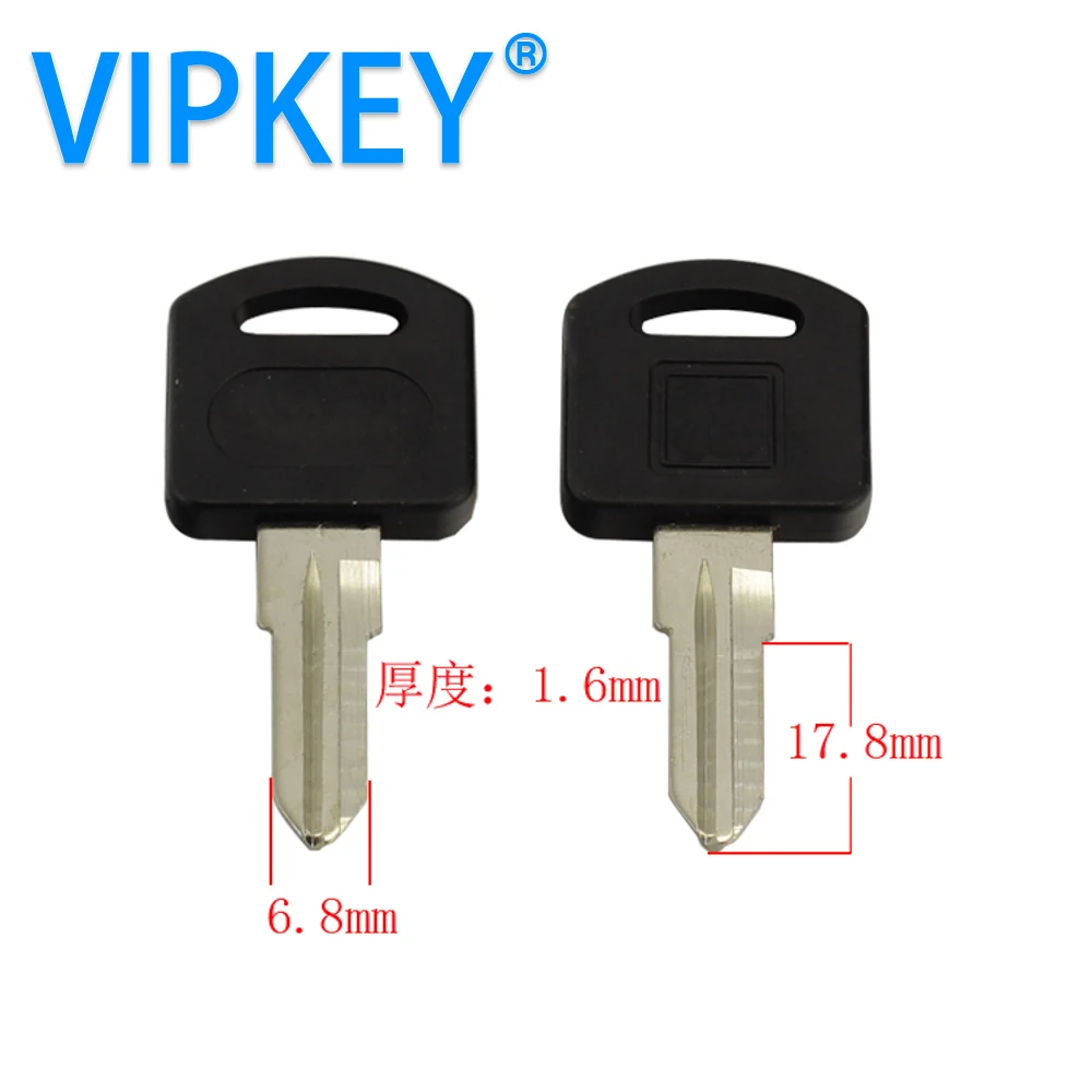 

A115 left and right groove Plastic trunk tail rear box blank key A116 keys