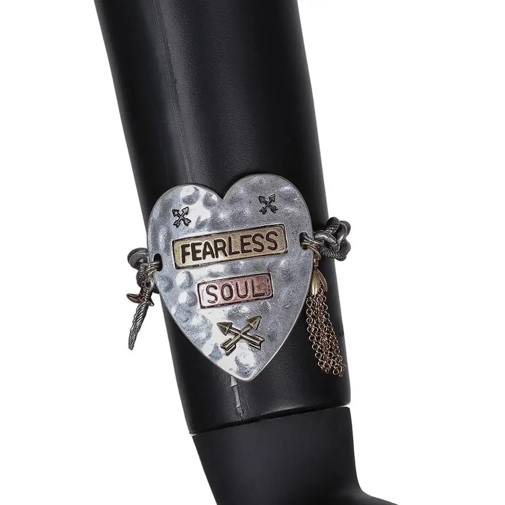 Женский браслет цепочка Banny розовый этнический тогл с кисточкой сердцем мощный