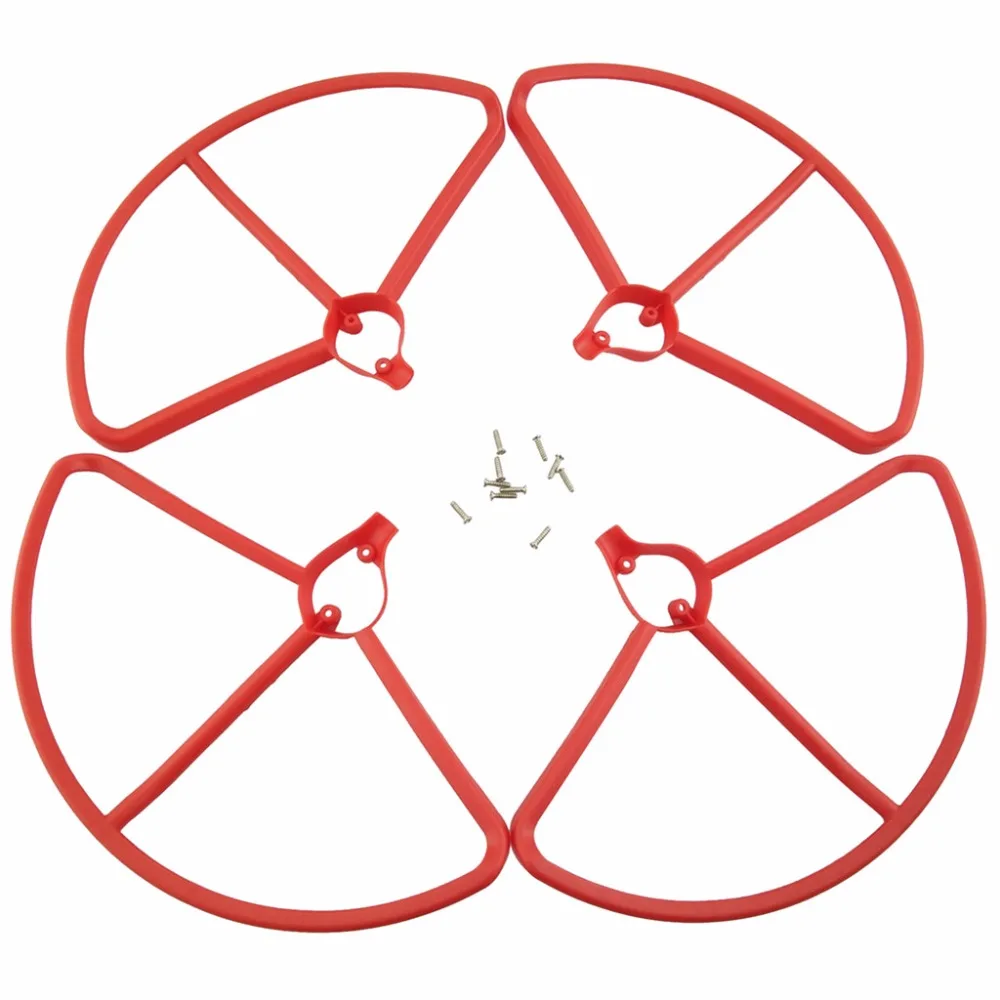

4pcs Propeller Protective Cover for Hubsan H501S H501A H501C H501M H501S W H501S pro RC Quadcopter spare parts-Red