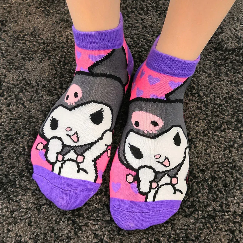 Koomi/носки в стиле харакдзюку kawaii/женские носки my melody носки до щиколотки с рисунком из мультфильма, европейские размеры 34-38, 10 пар