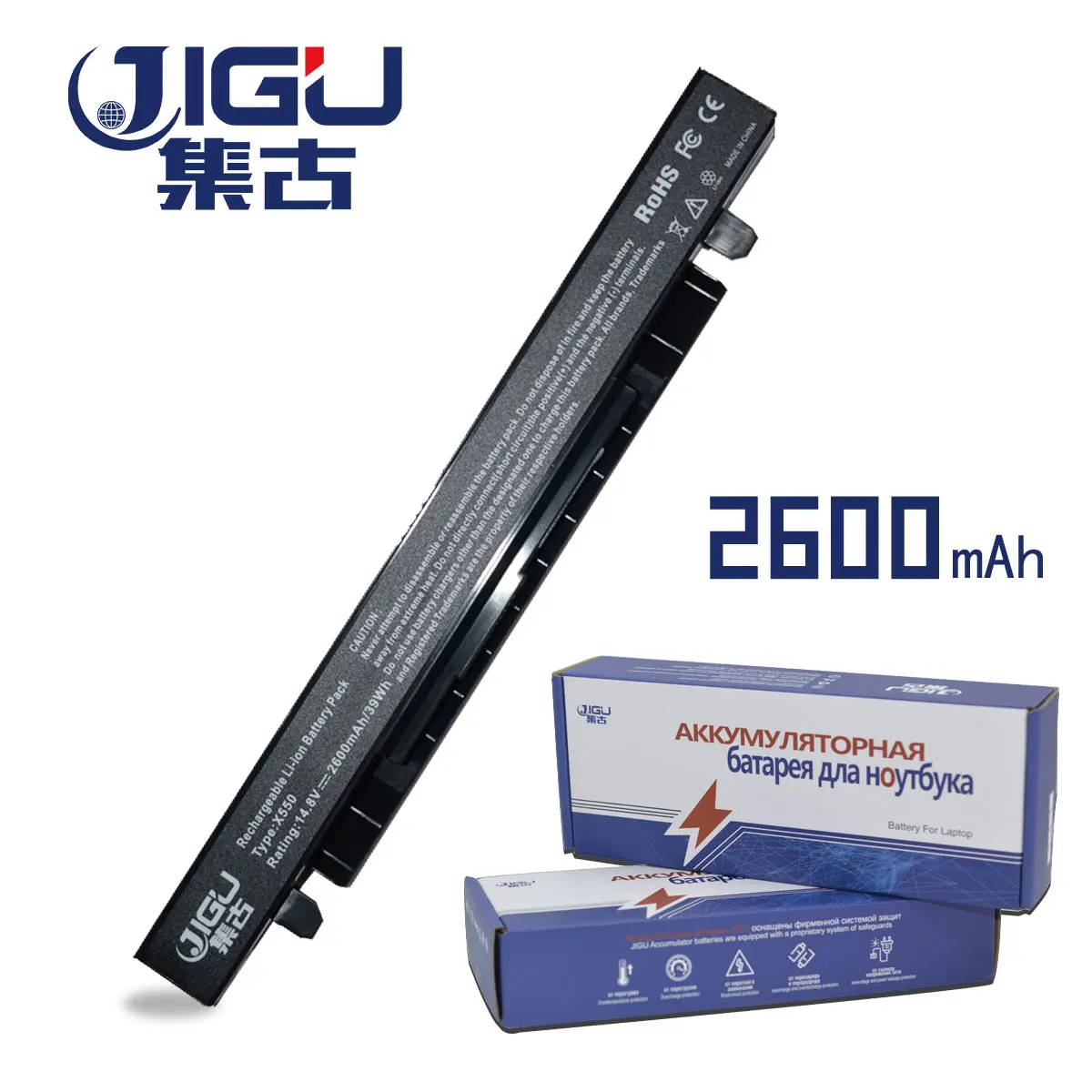 JIGU Battery For Asus A41-X550 A41-X550A A450 A550 F450 F550 F552 K550 P450 P550 R409 R510 X450 X550 X550C X550A X550CA . |