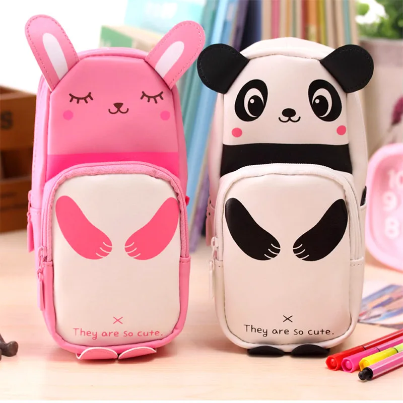 1 шт. Kawaii пенал из ткани с рисунком кролика подарок Хэлло Китти школьный пенал для карандашей Карандаш сумка, школьные принадлежности канцелярские товары