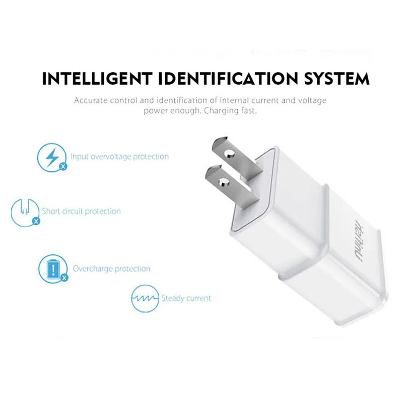 Unifish 5 В 2.0 Dual USB Зарядное устройство для телефона Портативный стабильный Быстрый