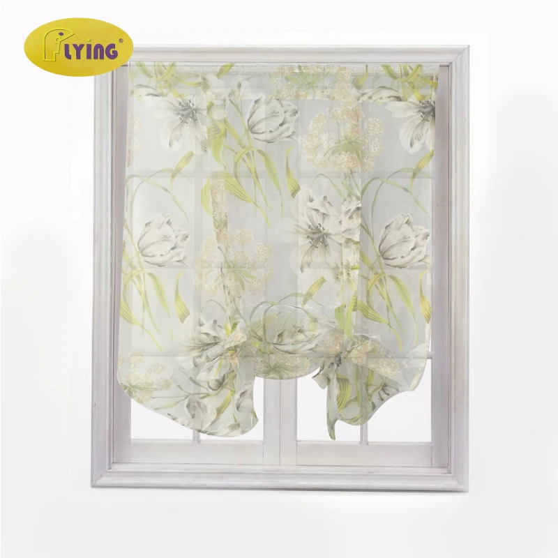 

Flying Floral Tulle Curtains for Living Room Window Voile Drapes Shades Panel Sheer Curtain Drapery Gauze Balcony Dining