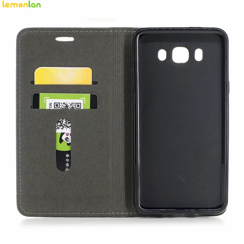 Lemonlan Модный чехол из кожи с текстурой древесины на магнитной застежке для samsung Galaxy J3 J5 J7 J310 J510 J710 J320 чехол сумка