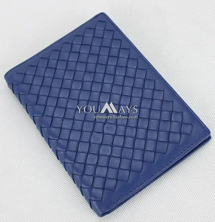 В овчина кожа сотканное вручную паспорт билет клип пакет мешок портмоне holdercover