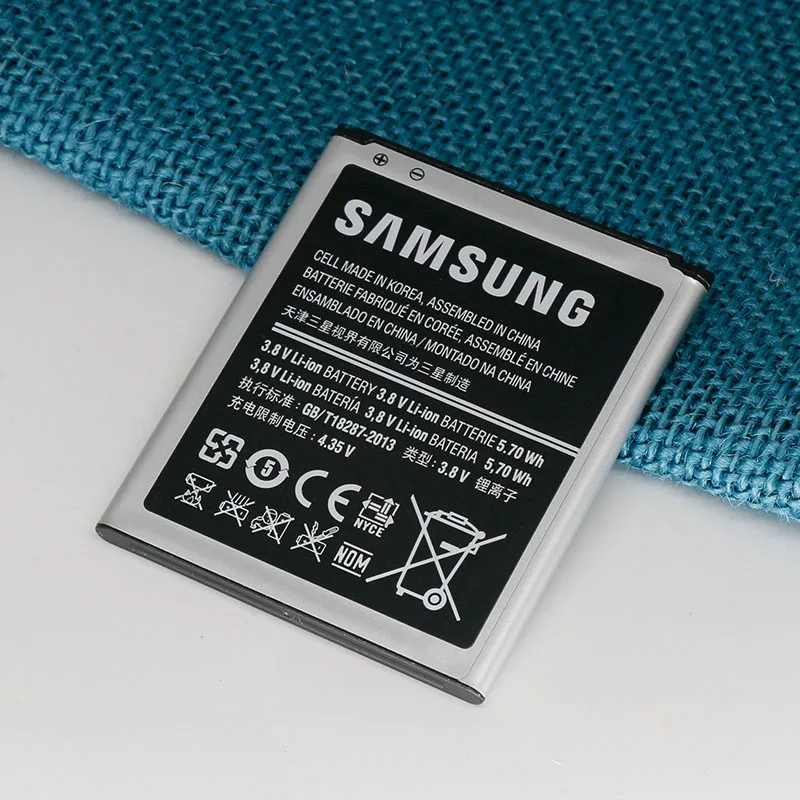 Новый оригинальный samsung Сменный аккумулятор для Galaxy S3 mini i8160 i8190 i8200 1500 мАч EB-F1M7FLU