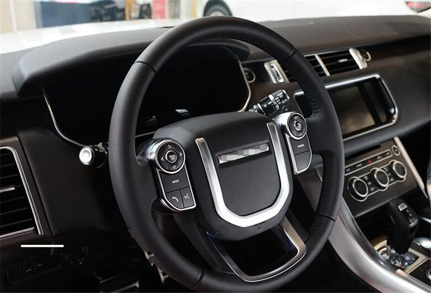 Чехол с блестками на руль автомобиля отделка для Land Rover Range Sport 2014 2016 наклейка