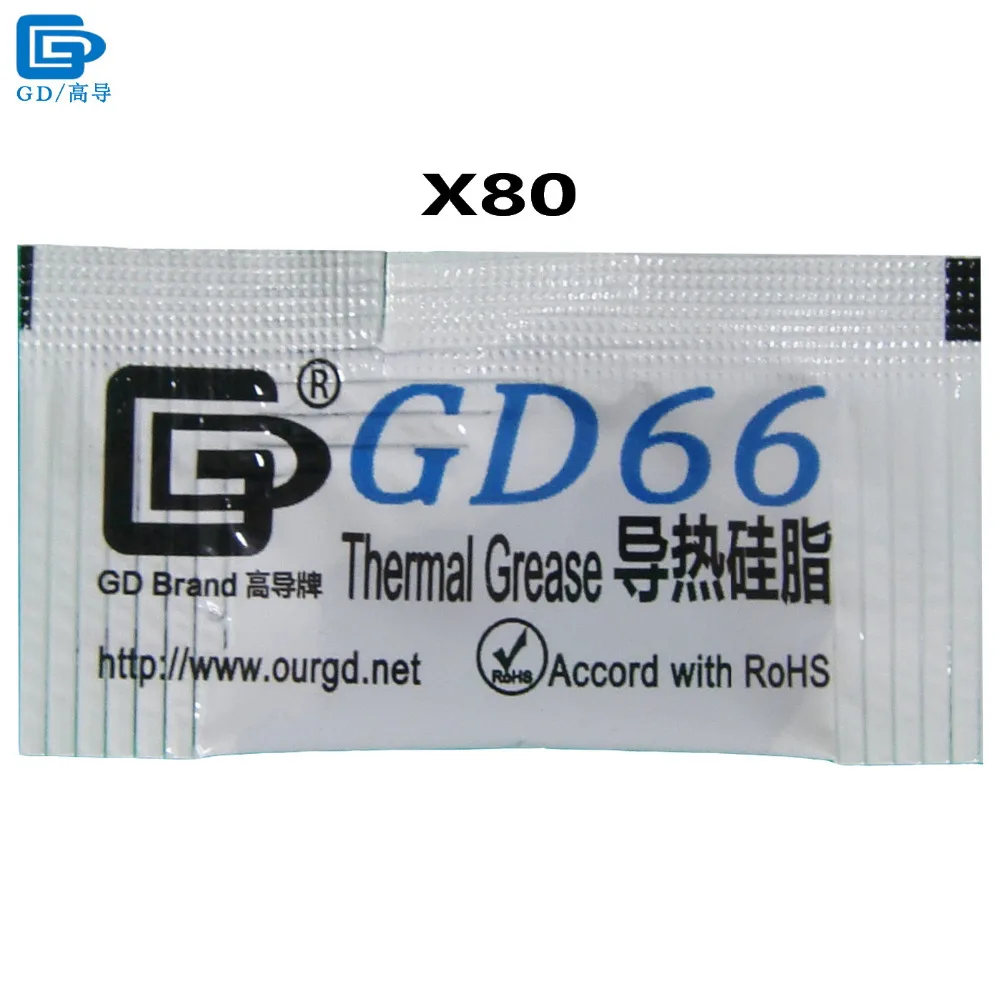 GD66 Теплопроводящая паста консистентная смазка силикон компаунд штукатурка