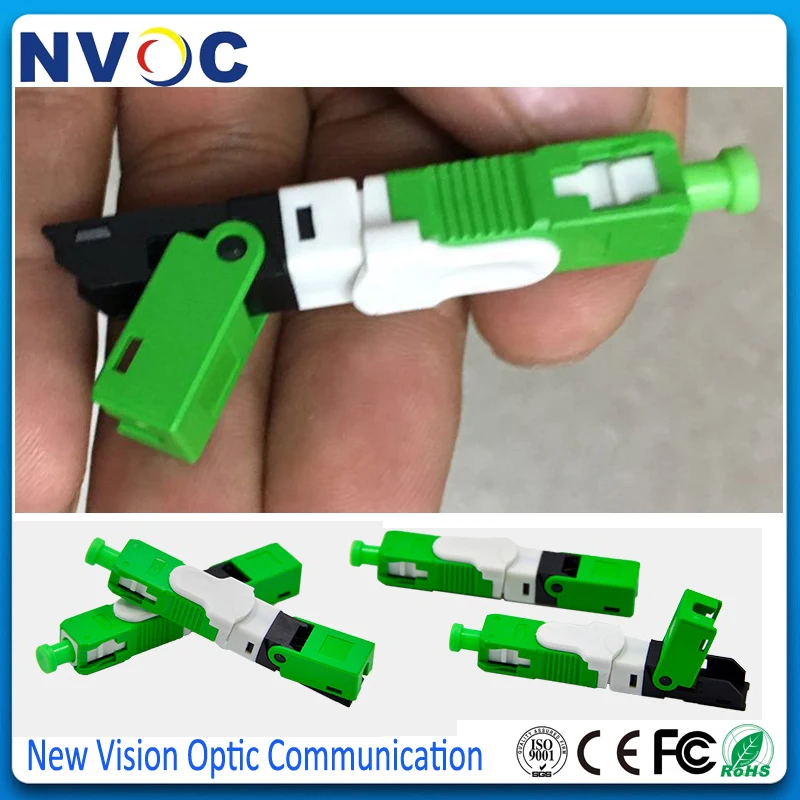 1000 шт./лот горячая Распродажа механический быстрый холодный разъем FTTH SC/APC SM