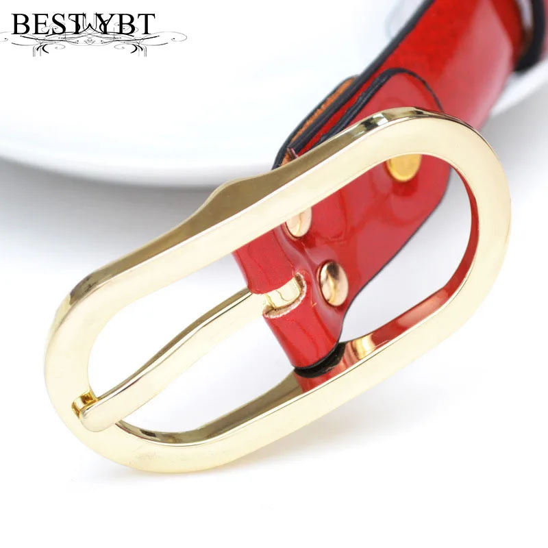 

Best YBT Women Belt Imitation leather Alloy Pin buckle Belt dress cowboy decoration High Quality Fashion Casual Belt
