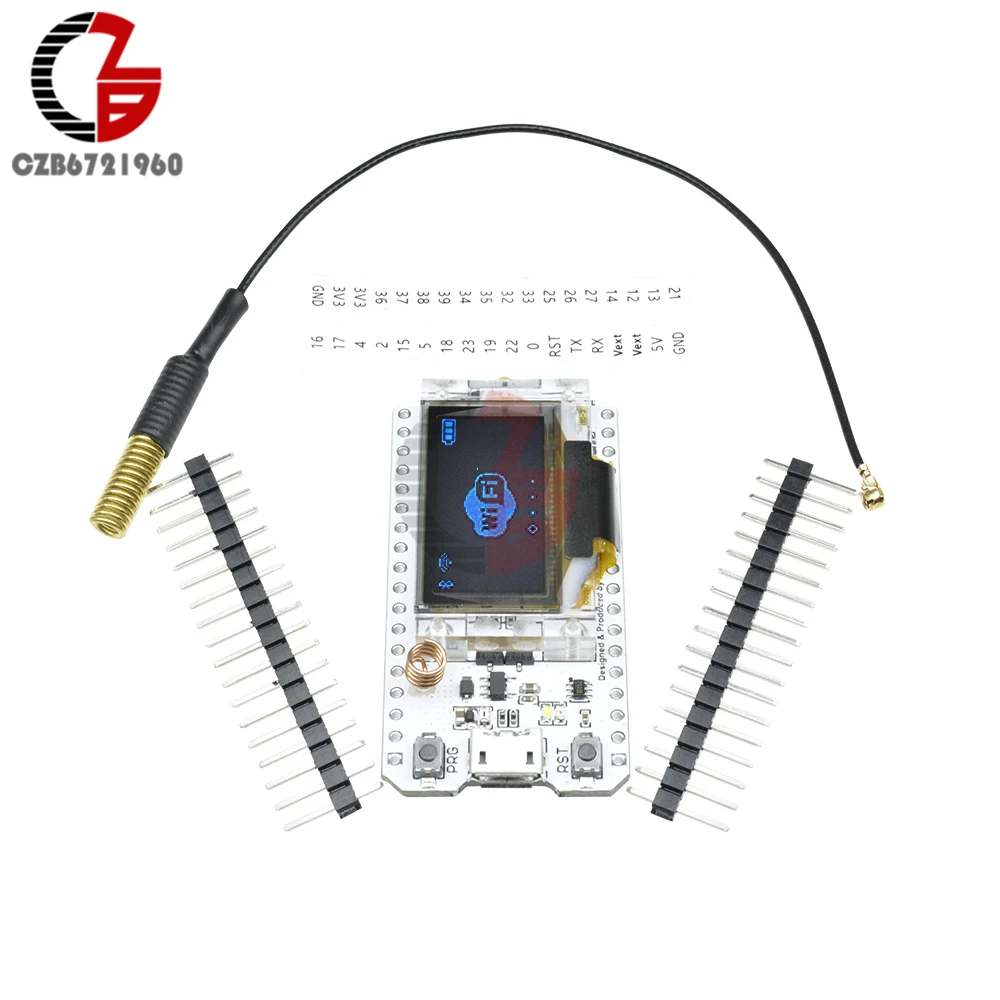 Макетная плата SX1278 LoRa ESP32 беспроводная Bluetooth Wi Fi 433 МГц OLED дисплей 0 96 дюйма IOT с