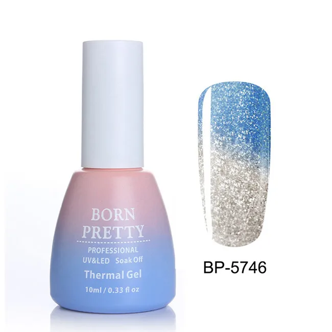 BP-5746 Термогель для ногтей BORN PRETTY, 22 цвета, изменение температуры, мерцающий Блестящий Гель-лак для дизайна ногтей, УФ-маникюрный лак - Цвет: BP-5746