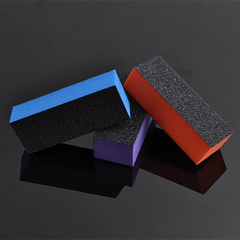

1PCS 3 Side Colorful Nail Art Sanding Buffing Block Nail File -30