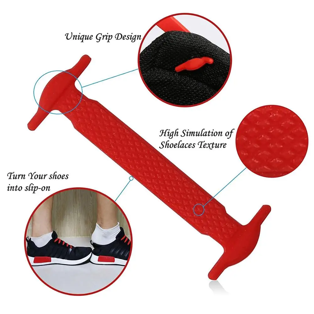 16 Pcs Silicone Shoelaces Elastic Shoe Laces No Tie Convenient And Fast Unisex Lazy Laces Outdoor Sports Leisure Flat Shoelace