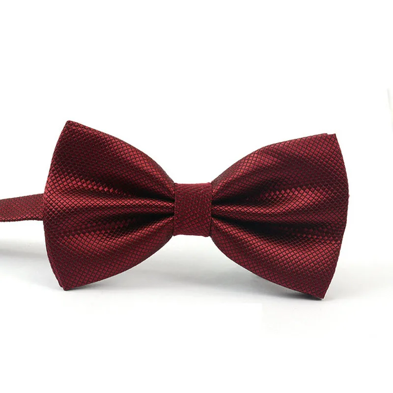 Мужской жакет галстук-бабочка Для женщин клетчатый Bowties Свадебные Галстуки для смокингов бабочка - Цвет: 31 wine
