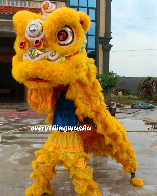 Традиционный китайский танцевальный костюм льва Южной танец льва|Боевые