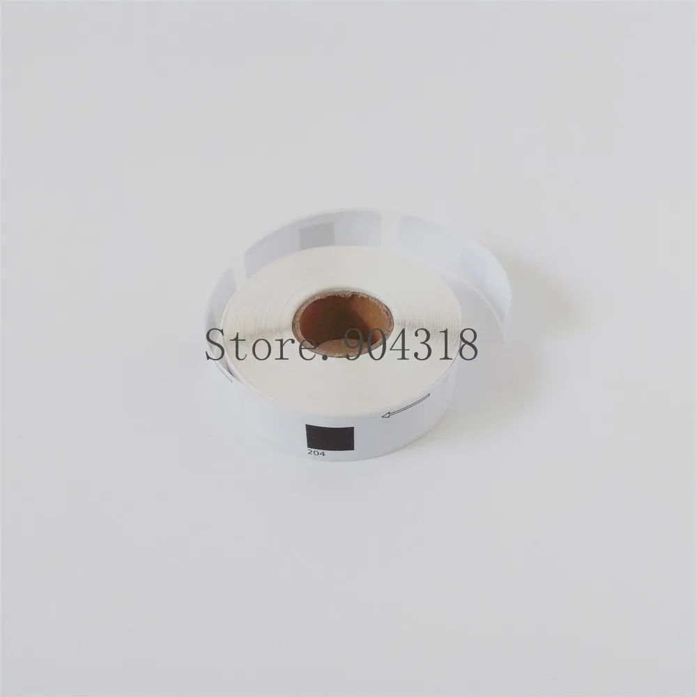 50 x рулонов Brother DK 11204 DK-11204 DK11204 1204 совместимые этикетки 17 мм 54 2/3 &quotx 2-1/8&quot QL 570 580 700