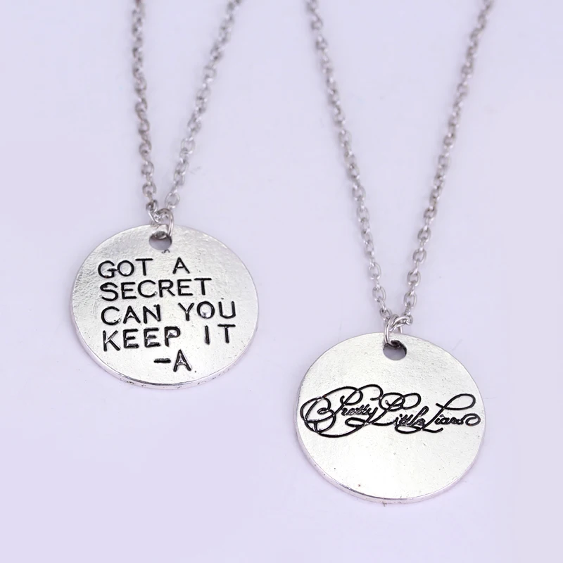 1 комплект модное ожерелье с подвеской Pretty Little Liars из фильма Get A Secret|Ожерелья