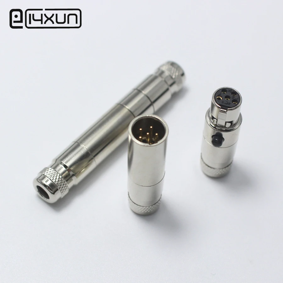 1 комплект мини XLR 5 Pin штекер + гнездо P Аудио Микрофон шасси крепление