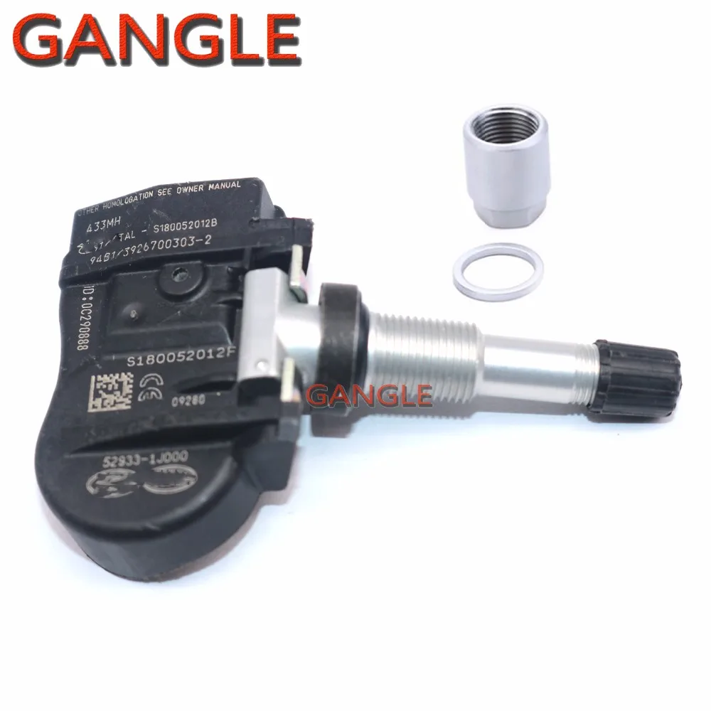 Для 2009 2010 2011 2012 Kia SORENTO II [XM] TPMS датчик давления в шинах 52933 1J000 433 МГц|Системы
