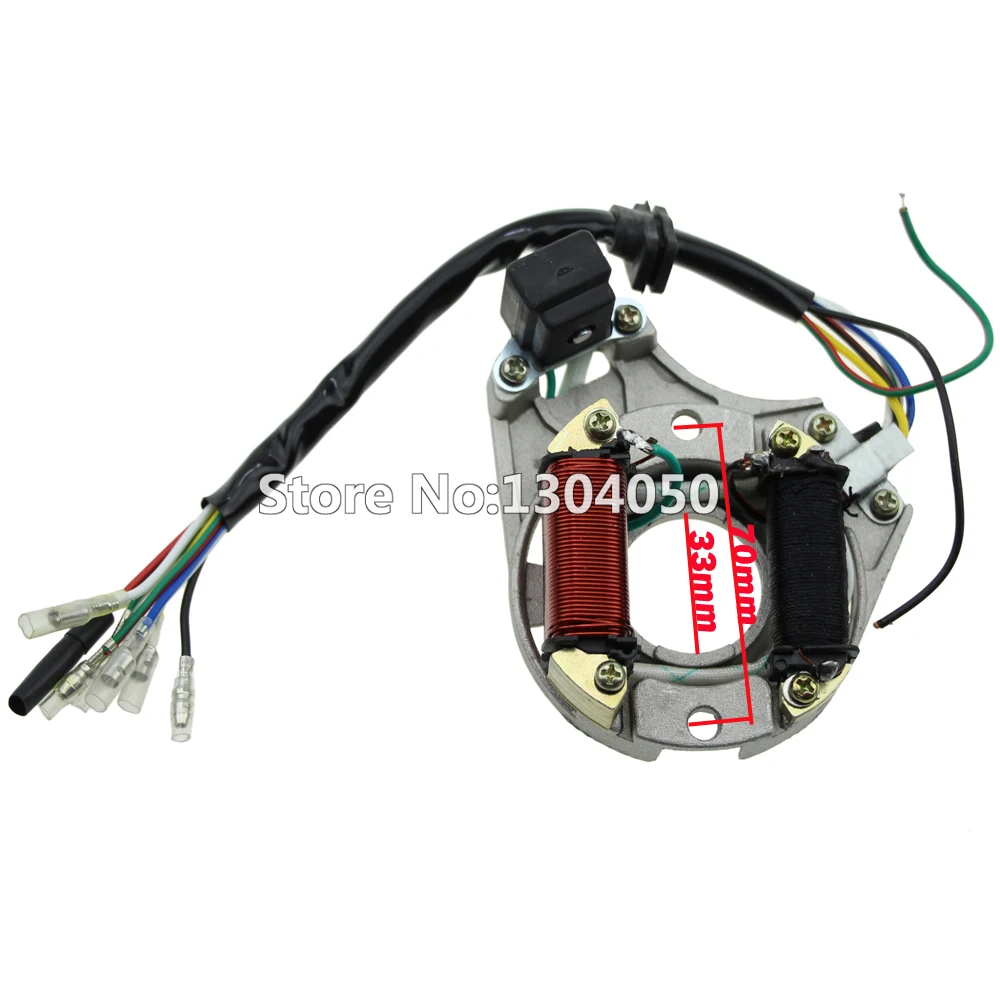 Катушка зажигания ATV 125 110 90 70 50cc статор 5 pin CDI Свеча набор свечей AT7C для Taotao Sun|pin cdi|5