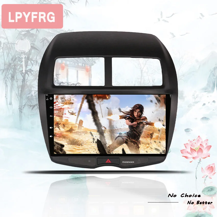 2 DIN android 10 0 Восьмиядерный Автомобильный GPS плеер для Mitsubishi ASX 2010-2012-2018 без DVD с 4 Гб