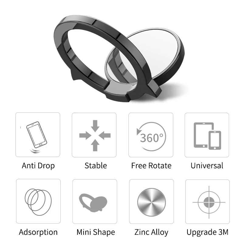 Магнитный автомобильный держатель для телефона универсальная зеркальная