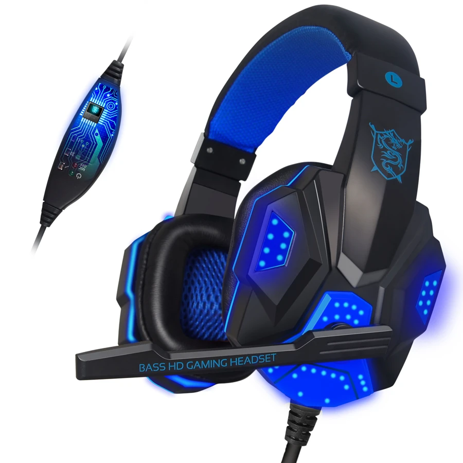 Игровые наушники PLEXTONE PC780 со светодиодсветильник кой USB игровая гарнитура для ПК