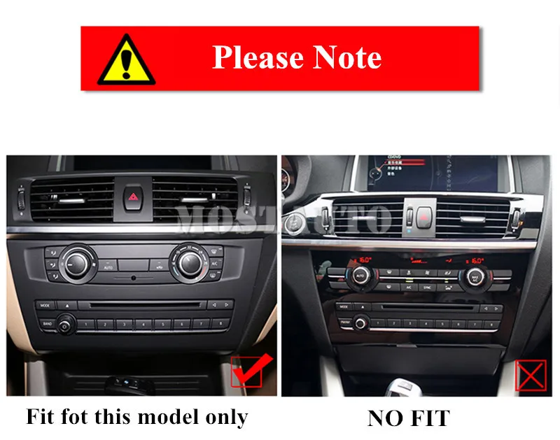 Внутренняя консоль для BMW X3 F25 кондиционер и отделка CD-панели 2011-2013 1 шт.