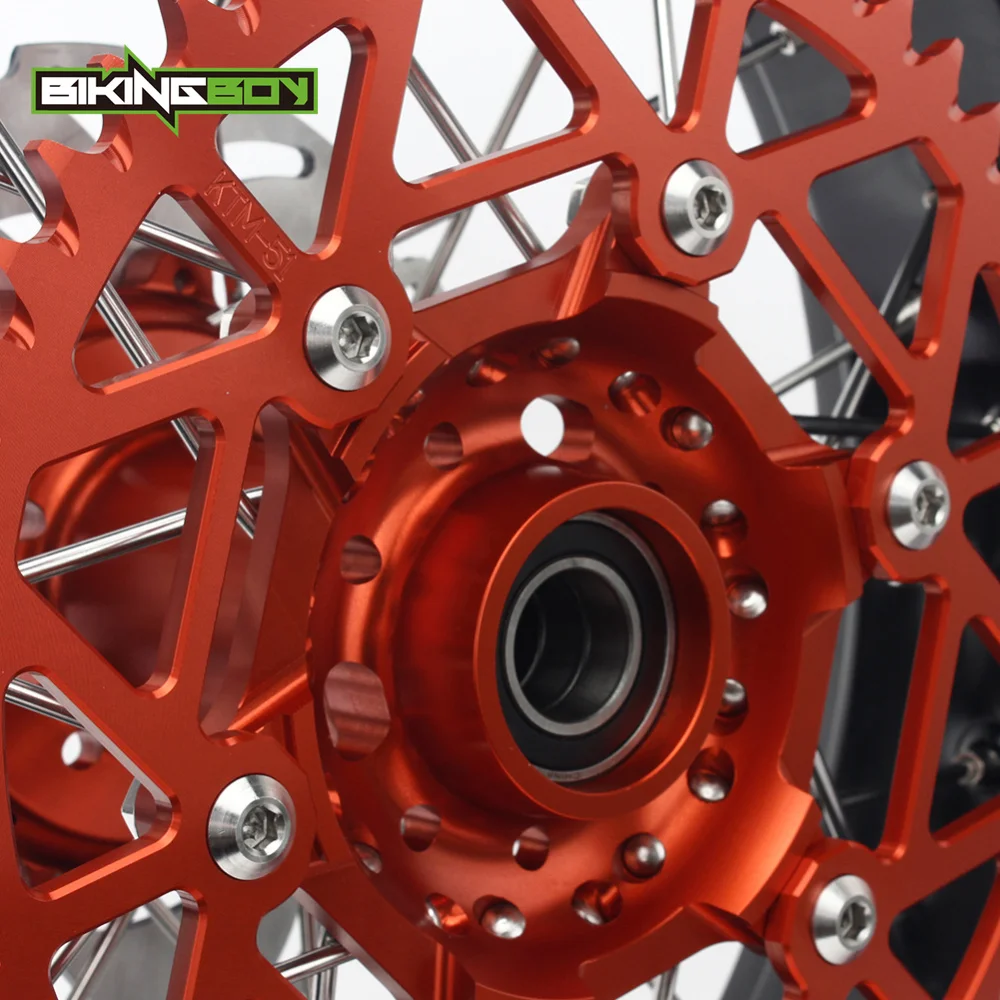 BIKINGBOY 3 5 0/4 5/4 25 17 &quotколесо для супермото обод ступицы тормозные диски кронштейн
