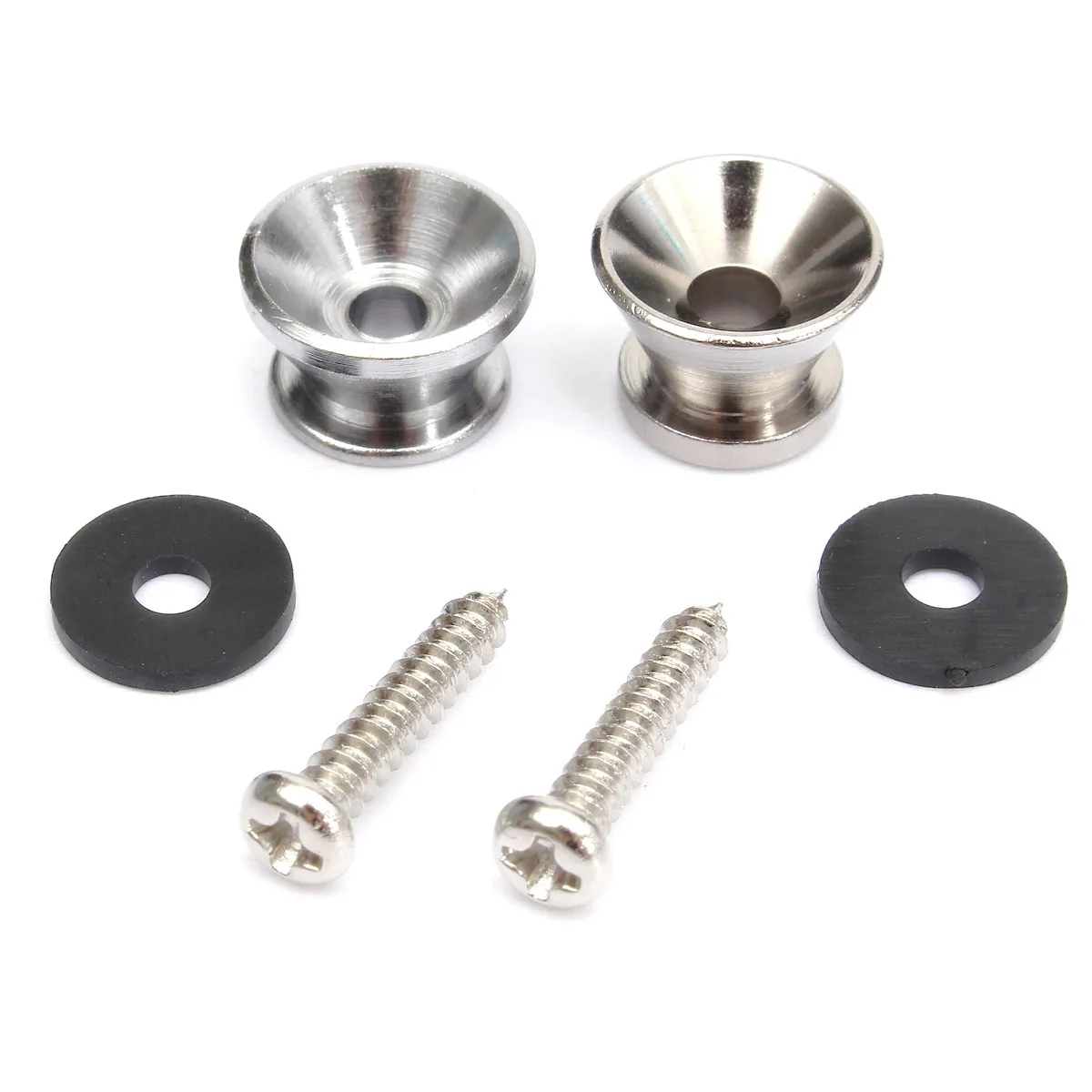 2 шт./лот металлический зажим для гитары с серебряными басами защелкивающиеся