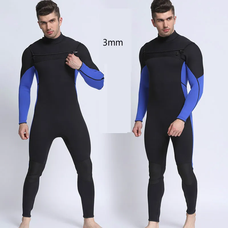 Manadi 3 мм точка новая цепь передняя молния костюм для серфинга дайвинга мужской