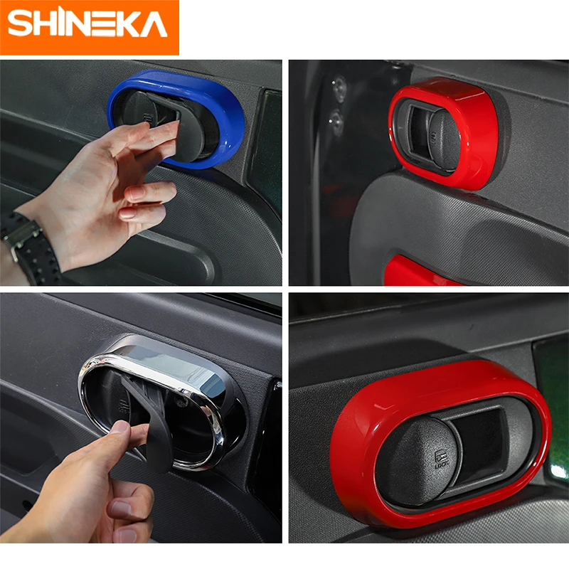SHINEKA интерьерные молдинги для Jeep Wrangler 2007 2008 2009 2010 Набор наклеек на двери автомобиля для Jeep Wrangler JK аксессуары 2007-2010