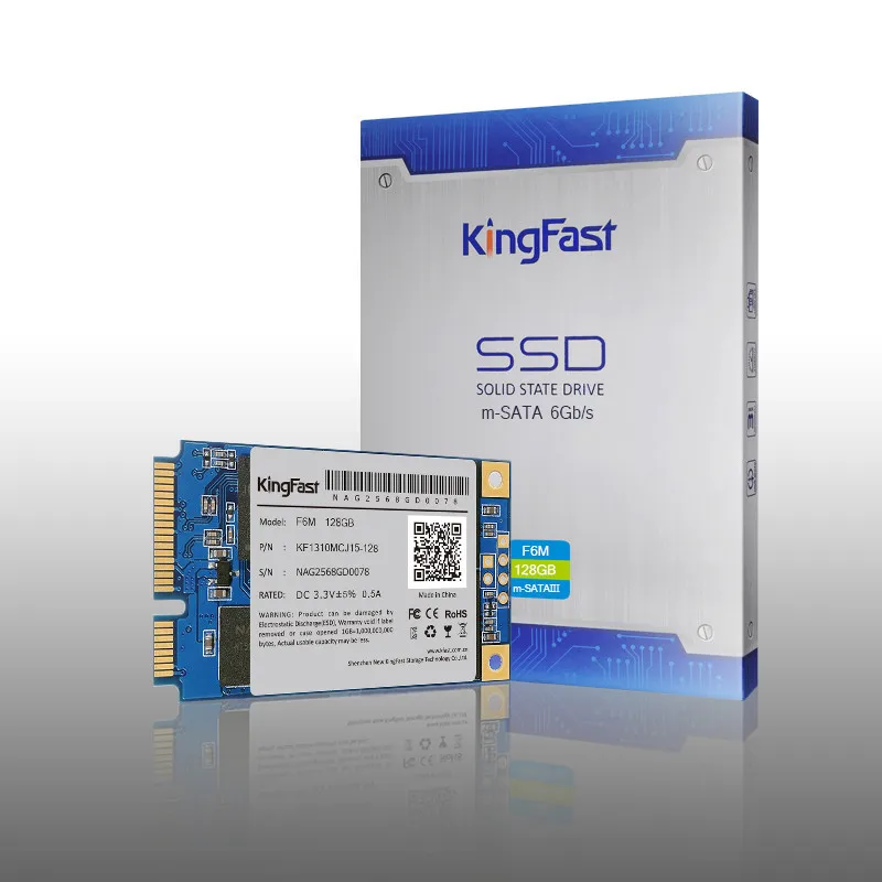 Kingfast F6M высокое качество внутренней SATA II/III MLC Msata 120 ГБ твердотельный жесткий hd