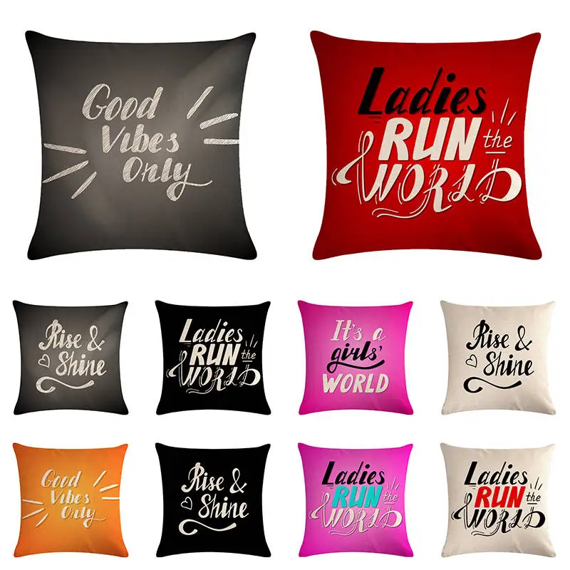 Спортивный женский чехол для подушки бега домашний декор офисное кресло дивана