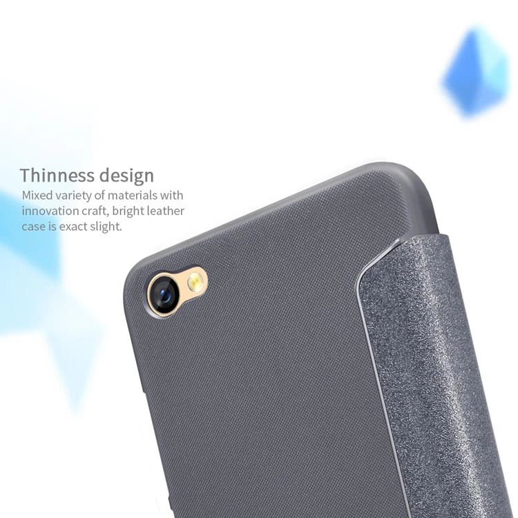 Чехол Nillkin Sparkle для Xiaomi Redmi Примечание 5A дизайн из искусственной кожи чехол-книжка