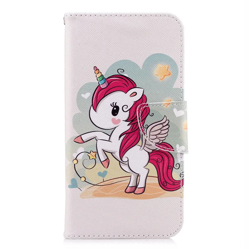 Кожаный чехол-портмоне с откидной Чехол на СПС Coque huawei Y3 Y7 Y6 Y5 Y3 Y5 Y6 Honor 7A 7C Pro Honor 7C 7A ру чехол для телефона чехлы - Цвет: 16