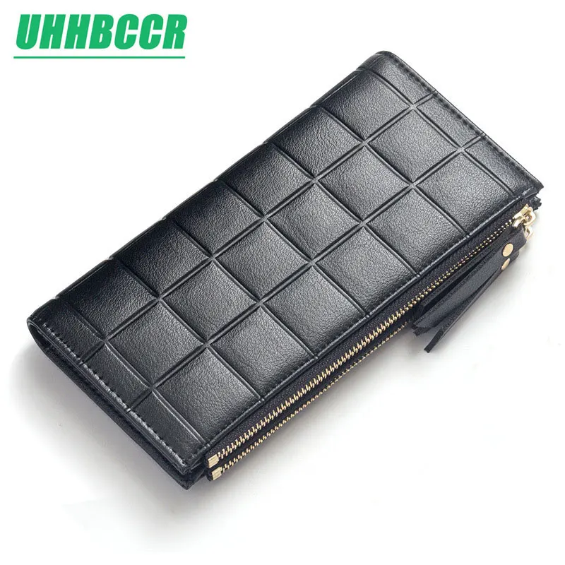 2019 Fashion Womens Wallets Simple Zipper Purses Black Red Pink Blue Green Long Section Clutch Wallet Soft PU Leather Money Bag | Багаж и