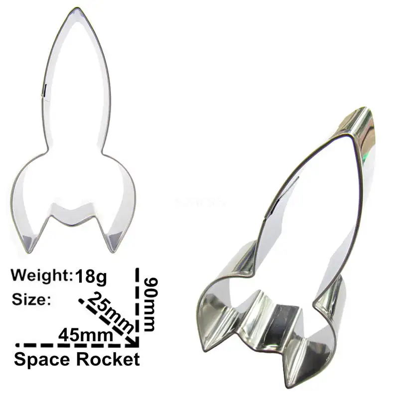 Прямая продажа носитель в форме ракеты для украшения торта инструменты помадки