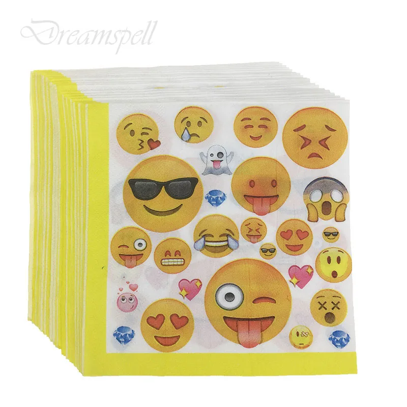 71 шт. 20 для мальчиков и девочек вечерние emoji бумажную тарелку чашку салфетка
