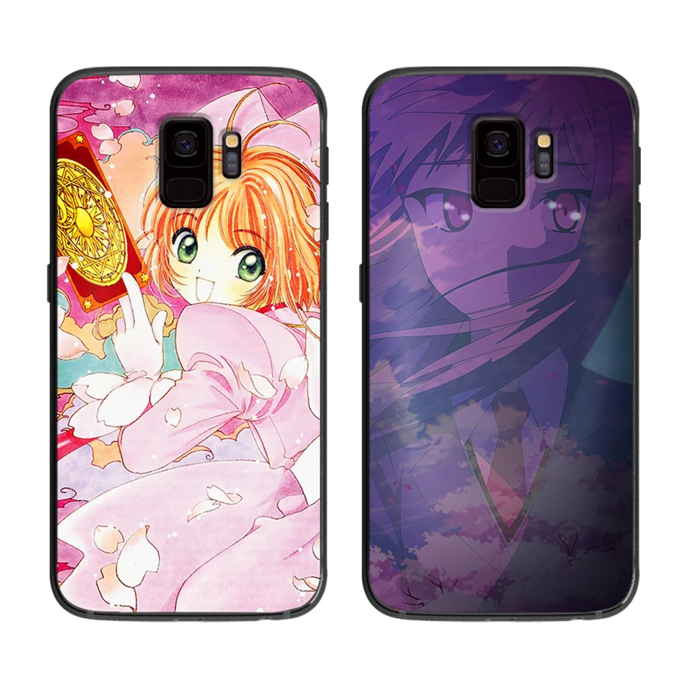 Japanese animation gorgeous changes sakura soft phone cover case for Samsung Galaxy S6 S7 S8 S9 S10e Plus Note 8 9 CASES | Мобильные