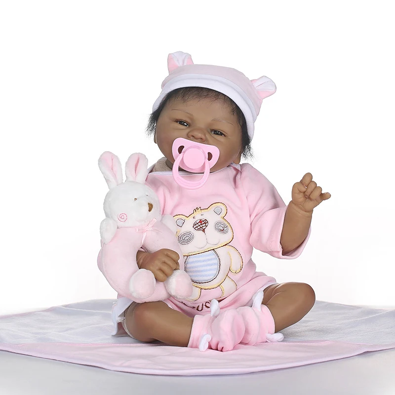 16 дюймов 40 см Reborn Baby Doll индийский Стиль магнитный для детей Мягкий силикон