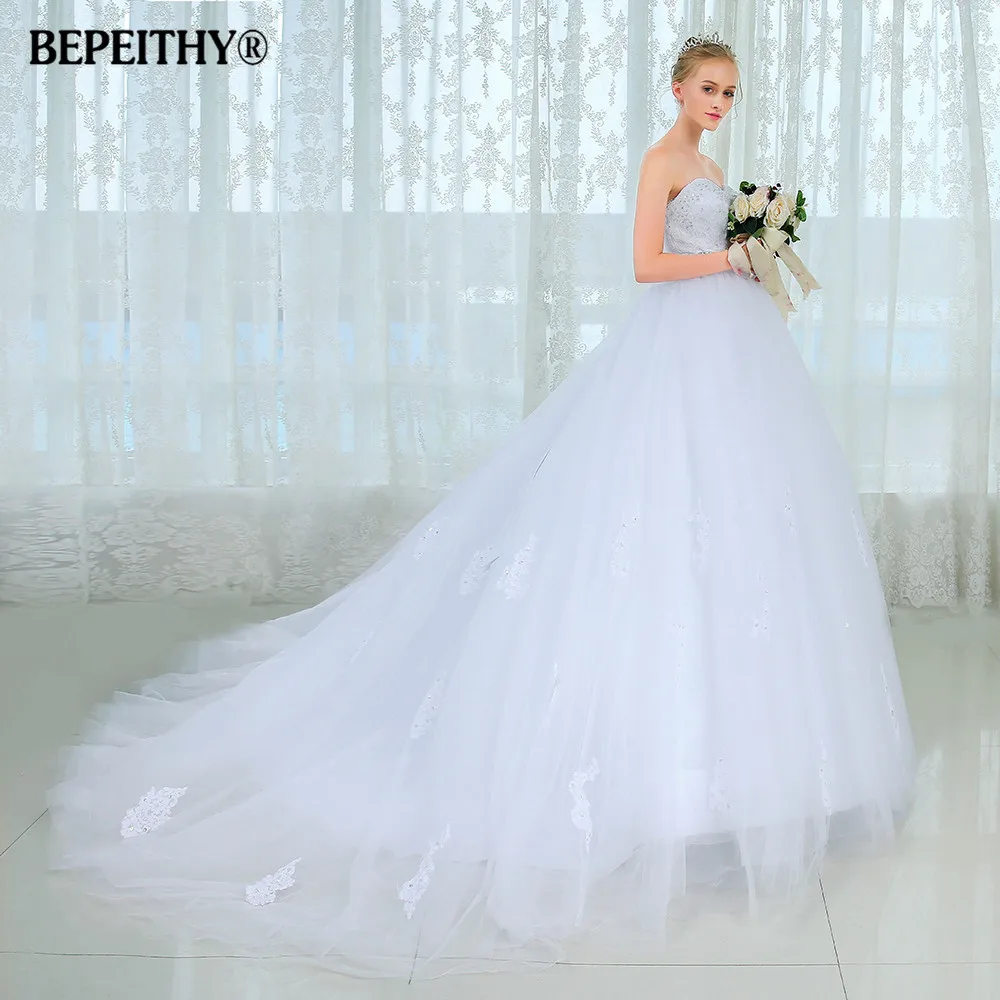 Vestido De Novia кружевное винтажное свадебное платье с поясом размера плюс со шлейфом без рукавов Свадебные платья Robe De Mariage