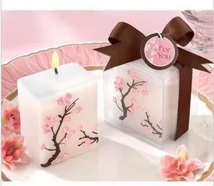 Cherry Blossom candles Scented wedding Baby shower favors birthday gift,candle gfts,wedding candles,wedding gifts,holiday gift