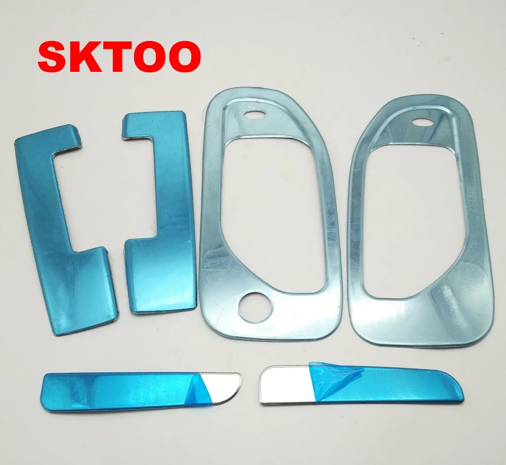 

SKTOO for Nissan NV200 door handle Refit stainless steel steel hand Door handle decoration cover decoration With smart keyhole