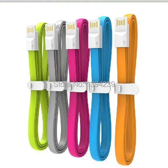 500pcs/Lot 1.2M 8Pin Multi Color Magnet USB Data Cable Sync Charge for apple iPhone 7 7plus 6 6s Plus 5 iPad mini iOS 9.3 10 | Мобильные